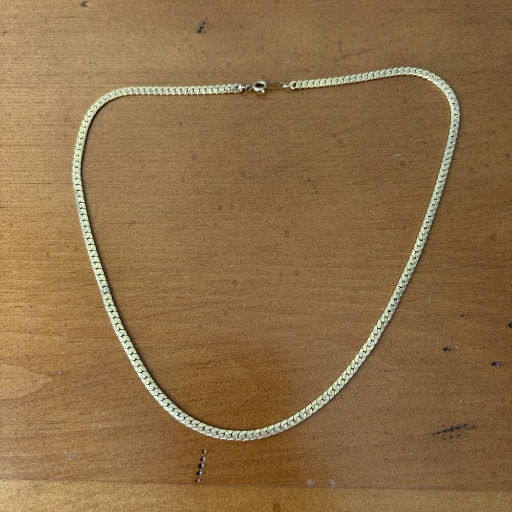 Speidel Yellow 12 Kt Gold Filled Snake Style Chain, Tested Positive, Jewelry